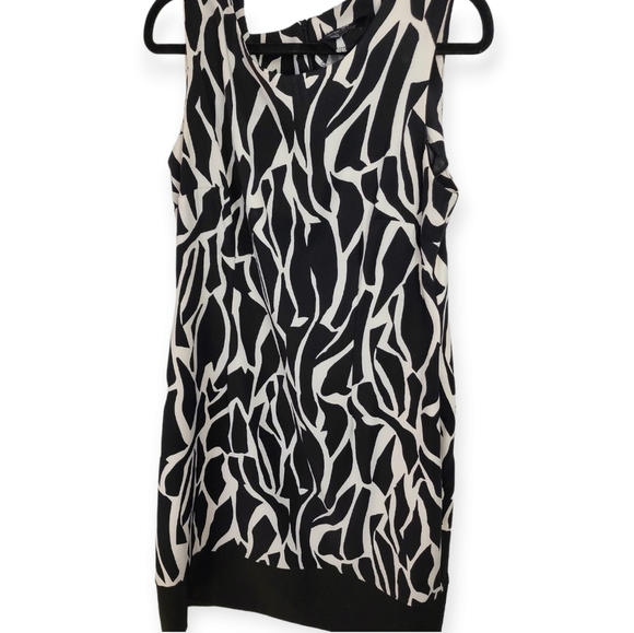 Ronnie Nicole dress black with white sleeveless size 16 - Picture 5 of 13